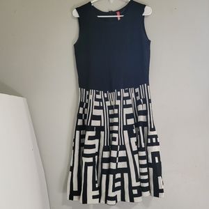 Anthropologie Plenty By Tracy Reese Women's US Size 12 Dress Black/White Large.